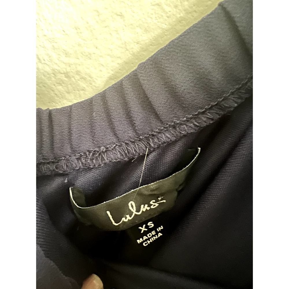 Lulu's Navy Strapless Maxi Dress size xs - Picture 5 of 7